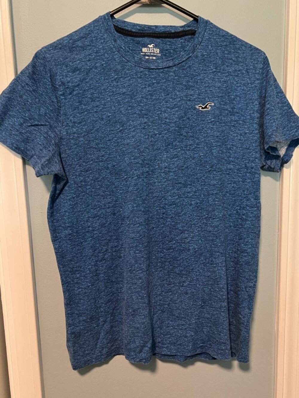 Blue Hollister Mens' Shirt Small - "Must Have" Collection - 100% Cotton
